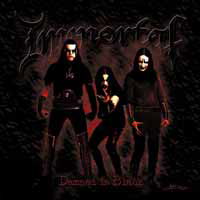 Cover for Immortal · Damned in Black (Cherry Vinyl) (LP) (2025)