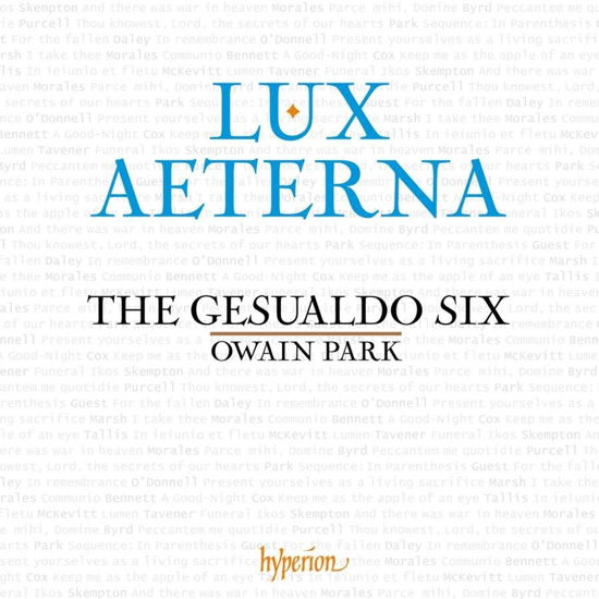 Lux Aeterna - Gesualdo Six / Owain Park - Musiikki - HYPERION RECORDS LTD - 0034571283883 - perjantai 2. syyskuuta 2022