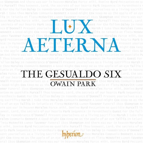Lux Aeterna - Gesualdo Six / Owain Park - Musik - HYPERION RECORDS LTD - 0034571283883 - 2. september 2022