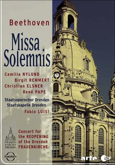 Cover for Fabio Luisi / Cymilla Nylund / Staatskapelle Dresden · Beethoven: Missa Solemnis (NTSC Region 0) (DVD) (2010)