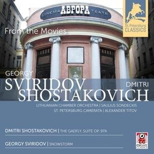 Cover for Shostakovich / Sviridov / Lithuanian Chamber · From the Movies (CD) (2017)