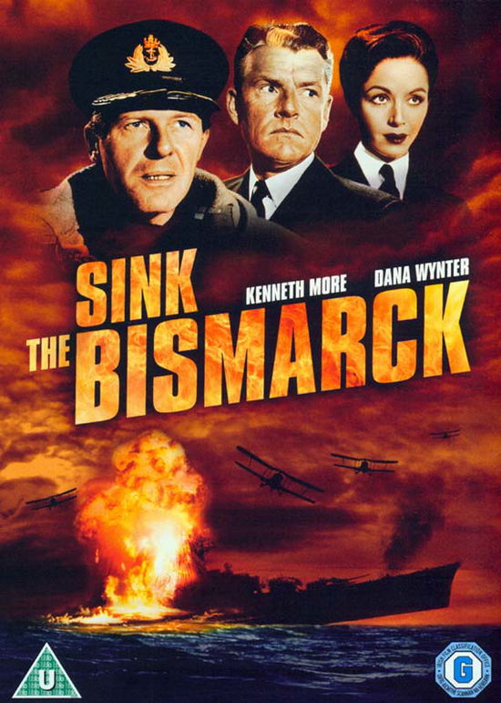 Sink The Bismark - Sink the Bismarck DVD 1960 DVD 2012 Kenneth More Dana Wynter Carl ... - Elokuva - Walt Disney - 5039036050883 - maanantai 28. lokakuuta 2024