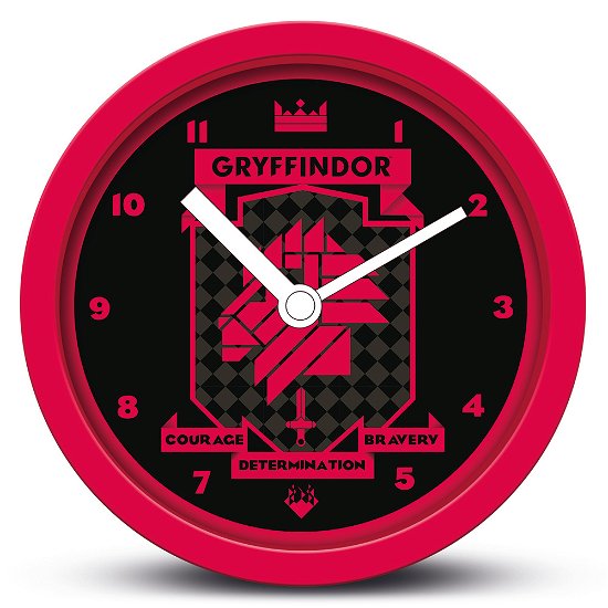 HARRY POTTER - Gryffindor - Desk Clock 16cm - P.Derive - Merchandise - PYRAMID INT - 5050293858883 - May 30, 2022