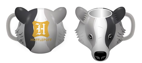 Cover for Harry Potter: Half Moon Bay · Harry Potter: Half Moon Bay - Hufflepuff Badger (mug Shaped / Tazza Sagomata) (Toys) (2023)