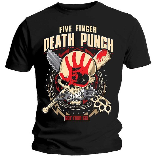 Five Finger Death Punch Unisex T-Shirt: Zombie Kill - Five Finger Death Punch - Merchandise - Global - Apparel - 5055979911883 - 26. november 2018