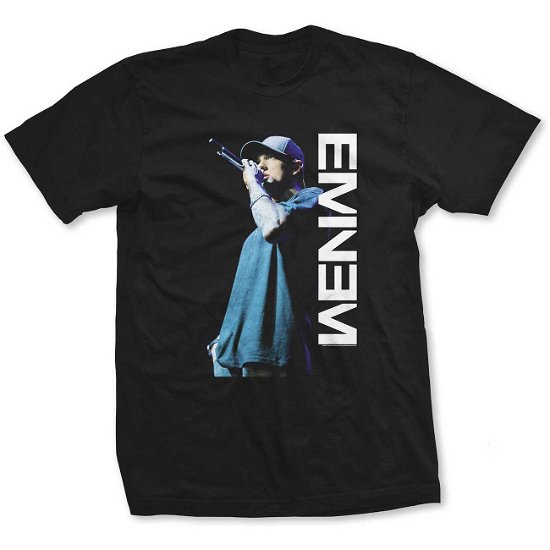 Cover for Eminem · Eminem Unisex T-Shirt: Mic. Pose (T-shirt) [size S] [Black - Unisex edition]