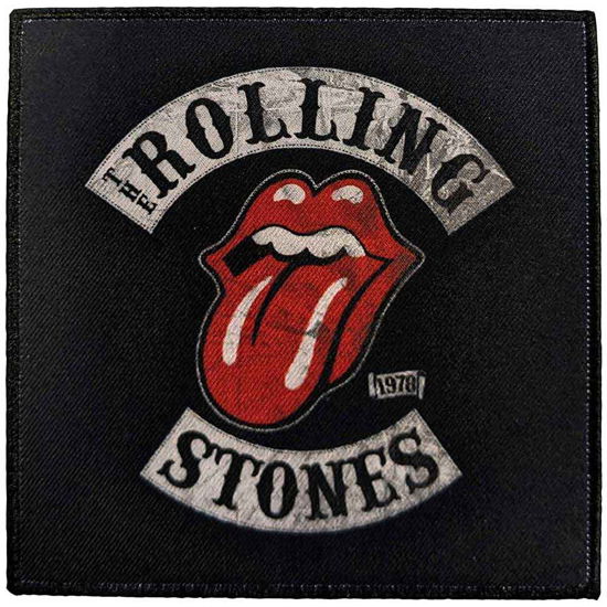 The Rolling Stones Standard Printed Patch: Tour '78 - The Rolling Stones - Marchandise -  - 5056561098883 - 