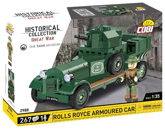 Cover for Cobi  World War I Rolls  Royce Armoured Car 135 267 Pcs Not For Sale In Hungary Toys (MERCH)