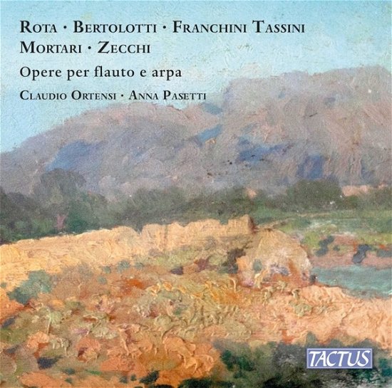 Cover for Ortensi, Claudio / Anna Pasetti · Bertolotti, Mortari, Rota, Tassini &amp; Zecchi: Works For Flute &amp; Harp (CD) (2023)