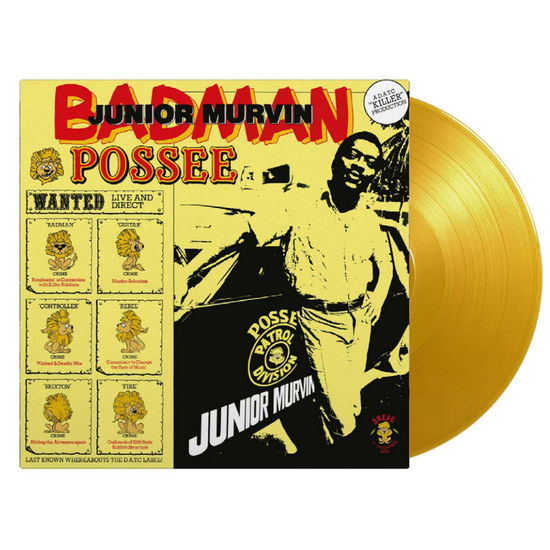 Cover for Junior Murvin · Bad Man Possee (LP) [Translucent Yellow Vinyl edition] (2024)