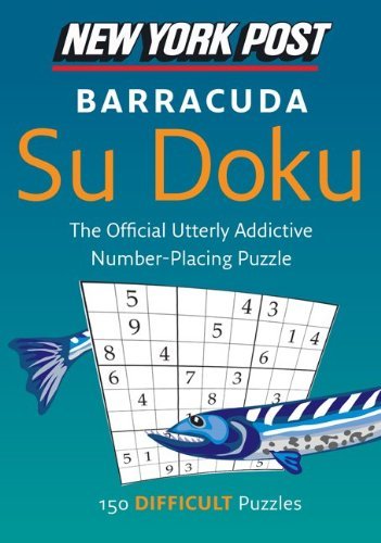 Cover for None · New York Post Barracuda Su Doku: 150 Difficult Puzzles (New York Post Su Doku (Harper)) (Pocketbok) (2021)