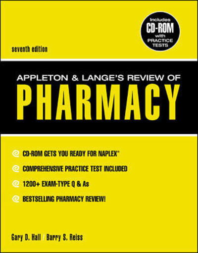 Appleton & Lange's Review of Pharmacy - Gary Hall - Książki - McGraw-Hill Education - 9780071360883 - 16 stycznia 2001