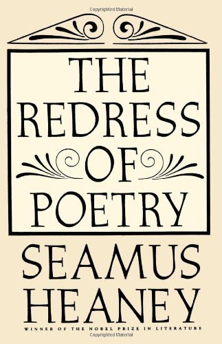 The Redress of Poetry - Seamus Heaney - Books - Farrar, Straus and Giroux - 9780374524883 - October 30, 1996