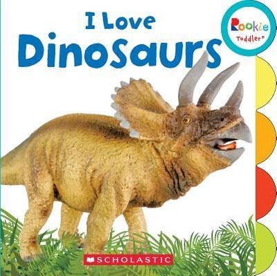 Cover for Amanda Miller · I love dinosaurs (Book) (2018)