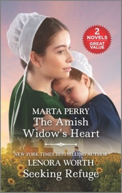 Cover for Marta Perry · The Amish Widow's Heart and Seeking Refuge (Paperback Book) (2021)