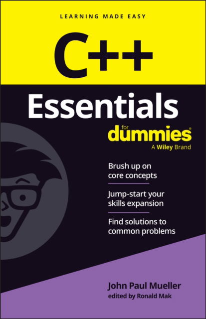 Cover for The Experts at Dummies · C++ Essentials For Dummies (Taschenbuch) (2025)