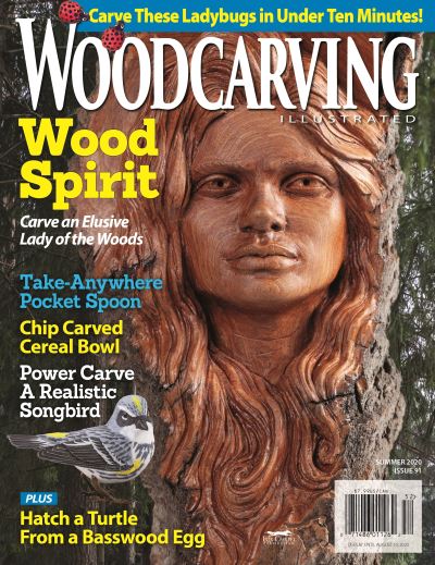 Cover for Editors of Woodcarving Illustrated · Woodcarving Illustrated Issue 91 Summer 2020 (Book) (2020)