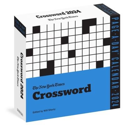 Cover for Will Shortz · New York Times Daily Crossword Page-A-Day Calendar 2024: For Crossword Beginners and Puzzle Pros (Calendar) (2023)