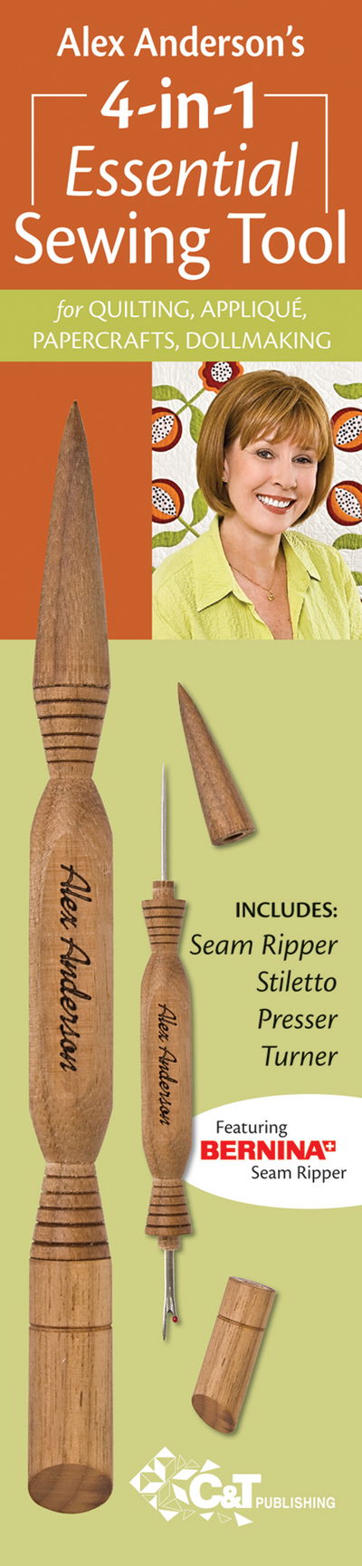 Cover for Alex Anderson · Alex Andersons 4-In-1 Essential Sewing Tool: Includes Seam Ripper, Stiletto, Presser, Turner (MERCH) (2010)