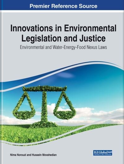 Cover for Nima Norouzi · Innovations in Environmental Legislation and Justice (Bog) (2023)