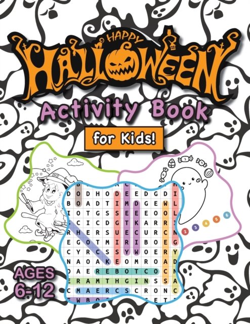 Cover for Engage Books (Activities) · Happy Halloween Activity Book for Kids! (Paperback Bog) (2021)