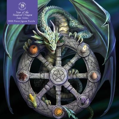 Adult Jigsaw Puzzle Anne Stokes: Wheel of the Year: 1000-Piece Jigsaw Puzzles - 1000-piece Jigsaw Puzzles -  - Brädspel - Flame Tree Publishing - 9781839642883 - 19 januari 2021
