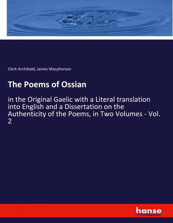 Cover for Archibald · The Poems of Ossian (Book) (2020)