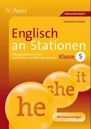 Cover for Katharina Walter · Englisch an Stationen. Klasse 5 (Pamflet) (2010)