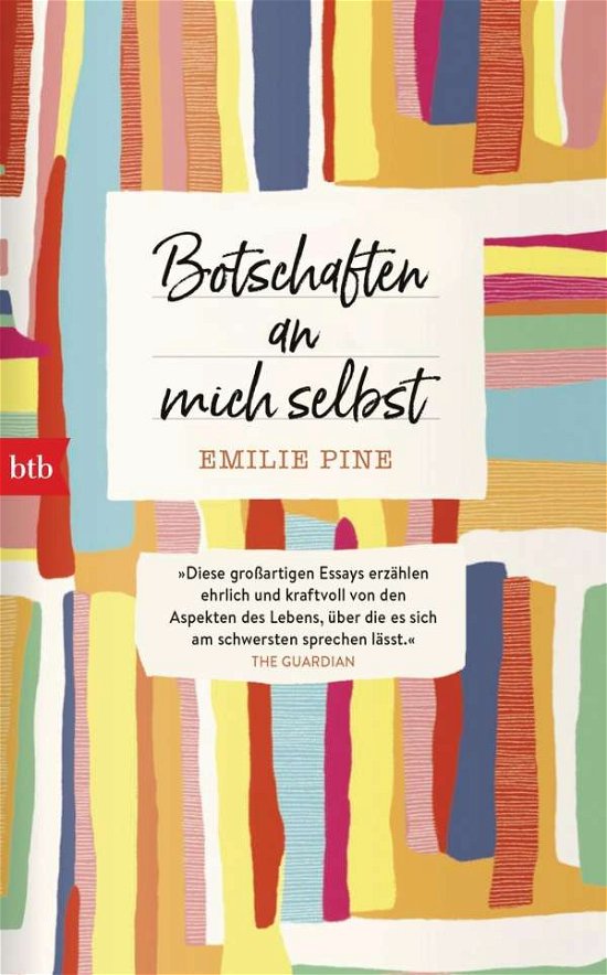 Cover for Pine · Botschaften an mich selbst (Book)
