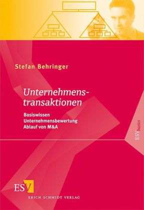 Cover for Behringer · Unternehmenstransaktionen (Book)