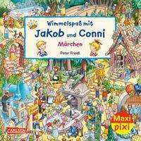 Maxi Pixi 377: VE 5: Wimmelspaß mit Jakob und Conni: Märchen (5 Exemplare) - Carlotta Schade - Books - Carlsen Verlag GmbH - 9783551054883 - October 21, 2021