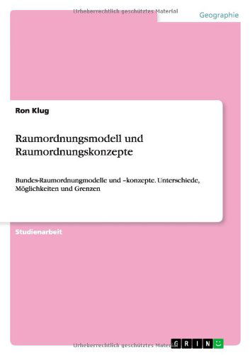Cover for Klug · Raumordnungsmodell und Raumordnung (Book) [German edition] (2010)