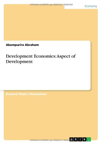 Cover for Akampurira Abraham · Development Economics: Aspect of Development (Paperback Book) (2013)