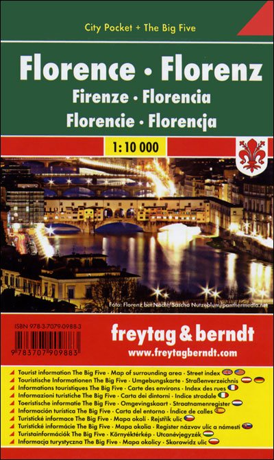 Cover for Freytag-berndt Und Artaria Kg · Florence City Pocket + the Big Five Waterproof 1:10 000 (Landkarten) (2018)