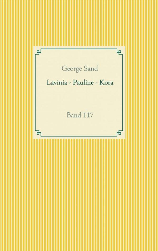 Cover for Sand · Lavinia - Pauline - Kora (Bok) (2020)