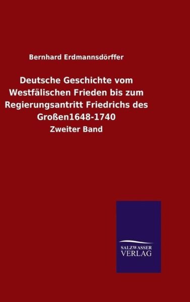 Cover for Erdmannsdörffer · Deutsche Geschichte vom (Bok) (2016)
