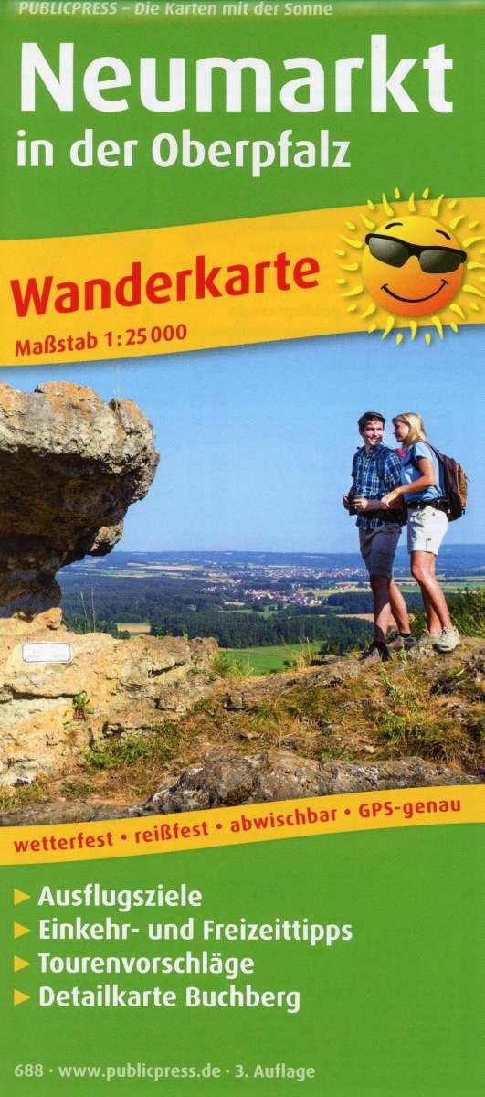 Cover for Publicpress · Neumarkt in der Oberpfalz, hiking map 1:25,000 (Landkarten) (2017)