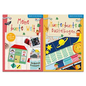 Cover for Meine bunte Welt - Kunterbunte Bastelbogen (Book) (2024)