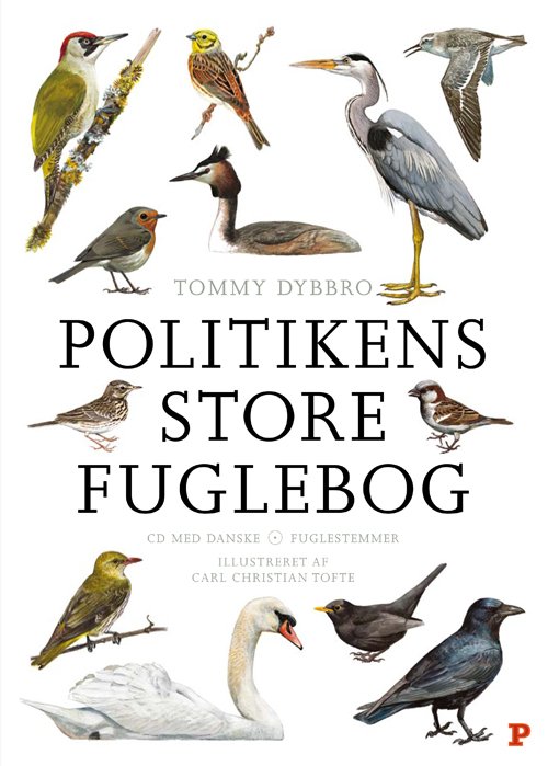 Cover for Tommy Dybbro · Politikens store fuglebog (CD/BOOK) [4. Painos] (2008)