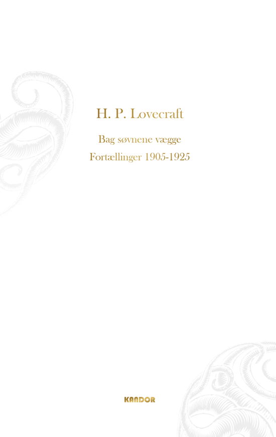 Cover for H. P. Lovecraft · Bag søvnens vægge. Fortællinger 1905-1925 (Hardcover bog) [1. udgave] (2019)