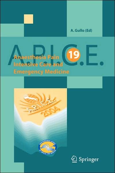 Antonino Gullo · Anaesthesia, Pain, Intensive Care and Emergency Medicine - A.P.I.C.E.: Proceedings of the 19 th Postgraduate Course in Critical Care Medicine. Trieste, Italy - November 12-15, 2004 (Paperback Bog) [2005 edition] (2004)