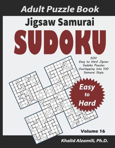 Cover for Khalid Alzamili · Jigsaw Samurai Sudoku Adult Puzzle Book (Paperback Book) (2020)