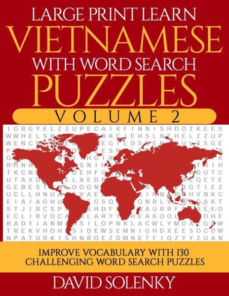 Cover for David Solenky · Large Print Learn Vietnamese with Word Search Puzzles Volume 2 (Paperback Book) (2020)