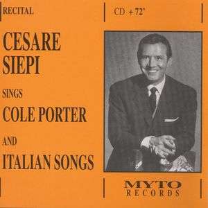 Cesare Siepi Sings Cole Porter And Italian Songs - Cole Porter - Musik -  - 0608974501884 - 