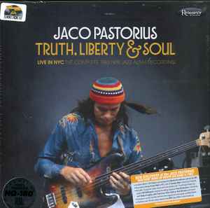 Truth Liverty & Soul (3lp) Live in Nyc - Jaco Pastorius - Musiikki - RESONANCE - 0617270122884 - lauantai 26. marraskuuta 2022