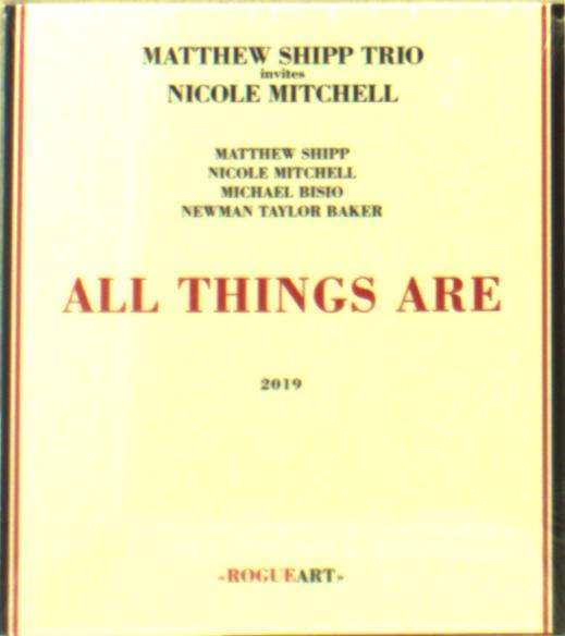 Cover for Matthew Shipp · All Things Are (CD) (2019)