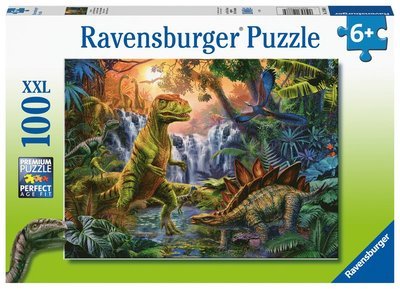 Cover for Ravensburger · Puzzel 100 XXL Oase van dinosauri (Toys)