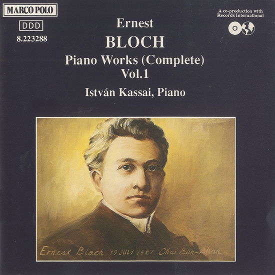 Bloch: Piano Works (Complete), Vol. 1 - E. Bloch - Muzyka - AVIC - 4891030232884 - 23 lipca 2024