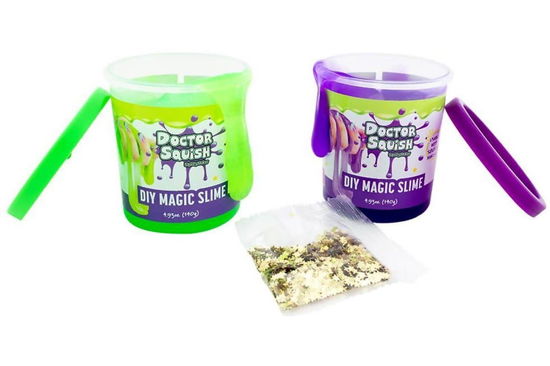 Cover for Doctor Squish · Doctor Squish - Diy Magic Slime Double Set - Green And Purple - 240 Grams (Toys)