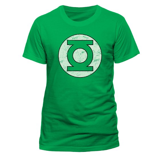 Cover for Green Lantern · Dc Comics: Green Lantern: Distressed Logo (T-Shirt Unisex Tg. S) (Klær) [size S]